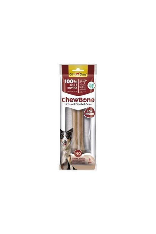 Gimdog Chew Bone Diş Sağlığı Destekleyici Naturel Press Köpek Çiğneme Kemiği 150 Gr 20 Cm 1 Adet