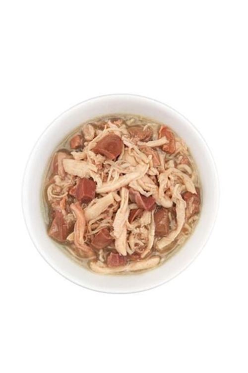 Schesir After Dark Et Suyu içinde Tavuklu ve Ördekli Yetişkin Kedi Konservesi 80 Gr