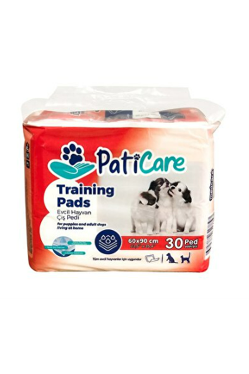 PatiCare Training Pads Köpek Tuvalet Eğitim Pedi Turuncu 60x90 Cm 30 Adet
