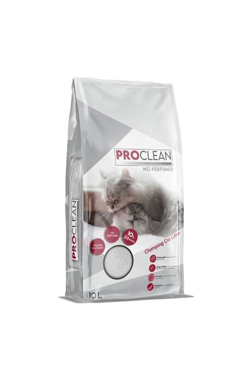 ProClean Naturel Kokusuz Topaklanan Kedi Kumu Kalın Taneli 10 Lt