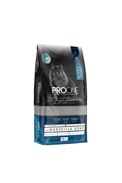Pro One Hypoallergenic Marsilya Sabunu Kokulu İnce Taneli Sodyum Bentonit Kedi Kumu 10 Kg