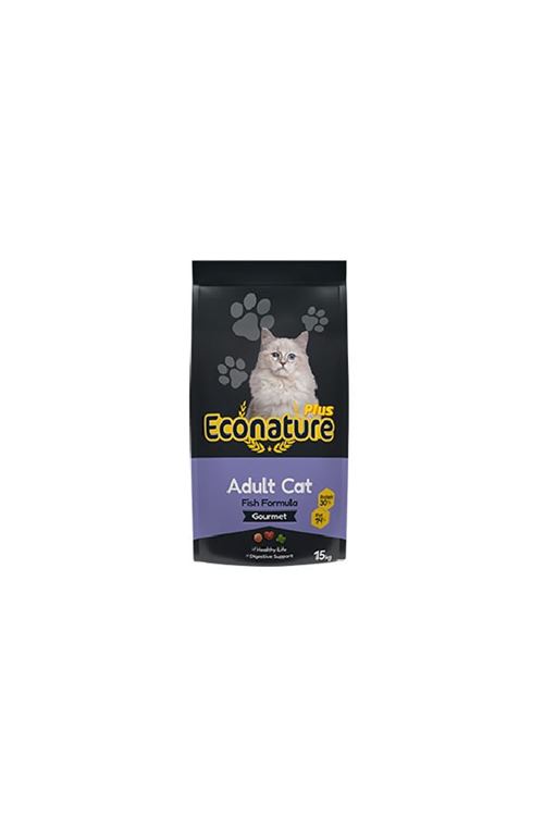 Econature Plus Gurme Balıklı Yetişkin Kedi Maması 15 Kg