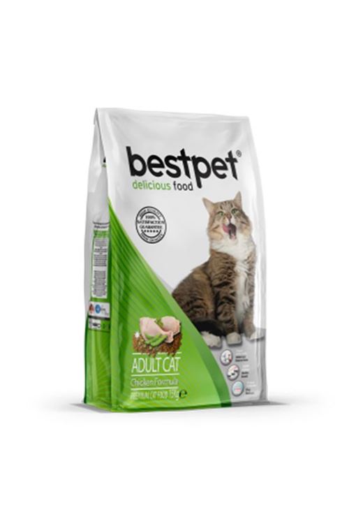 Bestpet Tavuklu Pirinçli Yetişkin Kedi Maması 15 Kg