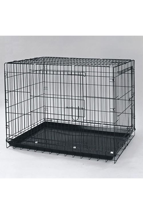Dayang Geniş Metal Köpek Kafesi Siyah 108x69x77.5 Cm