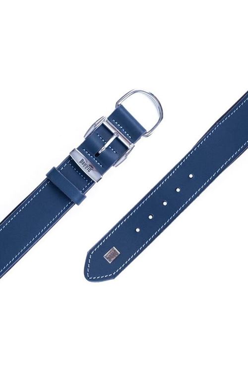 Doggie Konfor Deri Köpek Boyun Tasması Small Royal Mavi 4x47 55 Cm