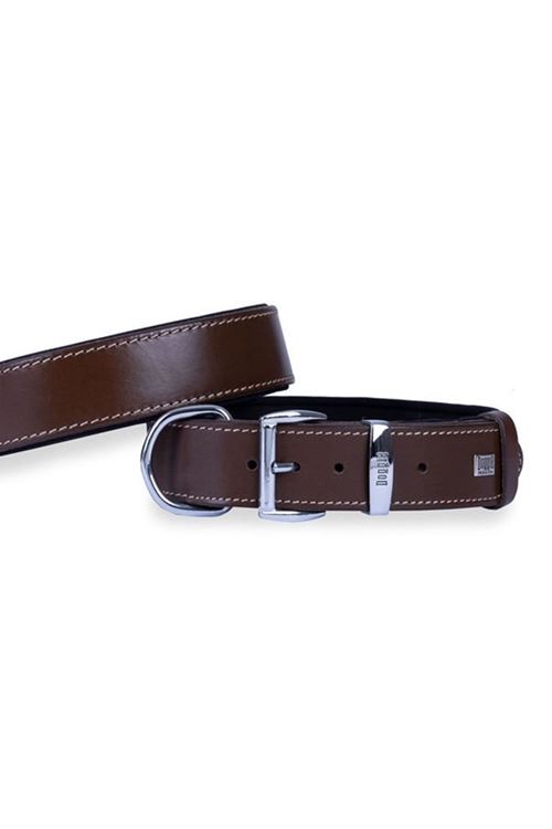 Doggie Konfor Deri Köpek Boyun Tasması Small Kahverengi 4x47-55 Cm