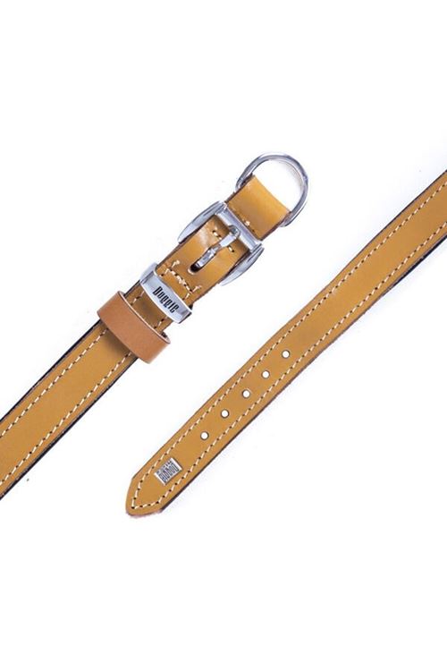 Doggie Konfor Deri Köpek Boyun Tasması Medium Camel 2x35-40 Cm