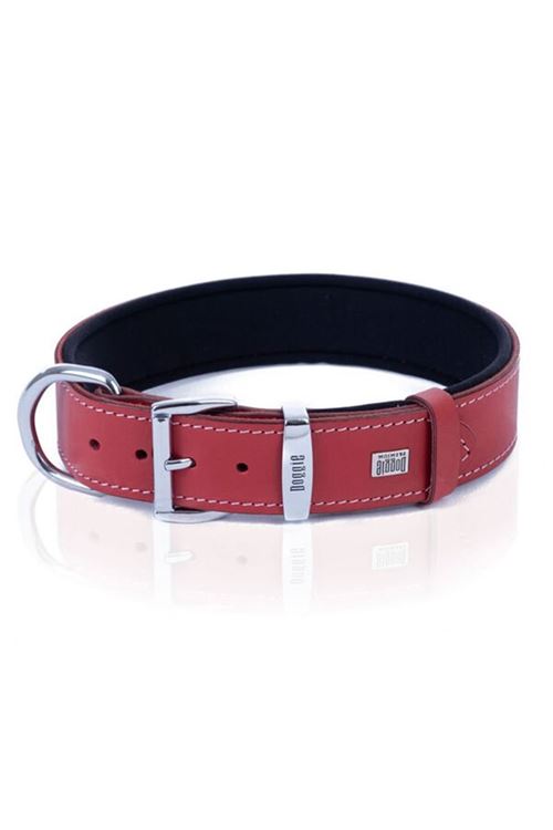 Doggie Konfor Deri Köpek Boyun Tasması Large Camel 3.5x52 60 Cm