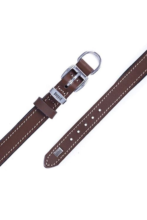 Doggie Konfor Deri Köpek Boyun Tasması Medium Kahverengi 2x35-40 Cm
