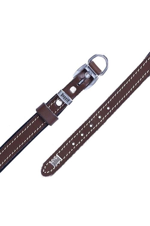 Doggie Konfor Deri Köpek Boyun Tasması Medium Kahverengi 1.5x25-30 Cm