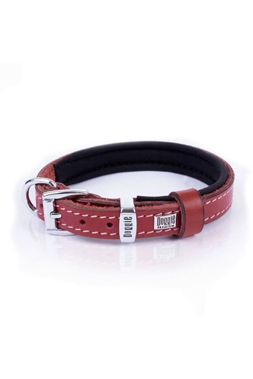 Doggie Konfor Deri Köpek Boyun Tasması Small Camel 1.5x20-65