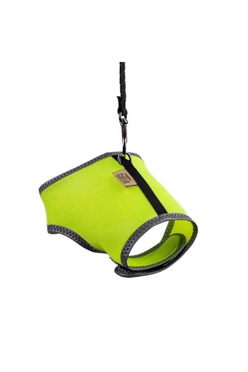 Cattie Havalı Dokuma Kedi Göğüs ve Gezdirme Takımı Small Sarı 1x20-30 Cm
