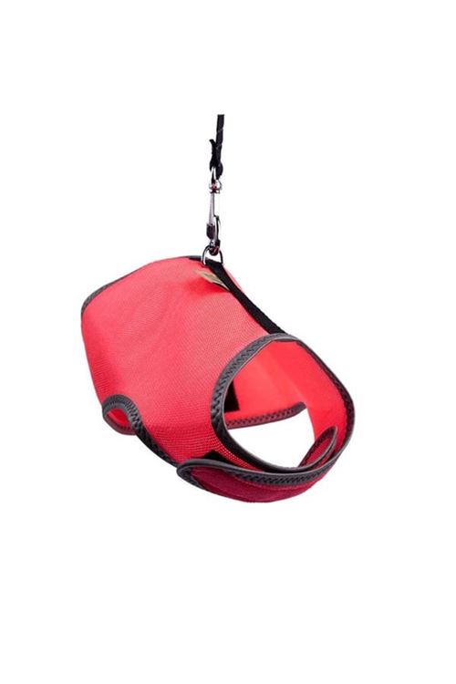 Cattie Havalı Dokuma Kedi Göğüs ve Gezdirme Takımı Medium Pembe 1x25-35 Cm