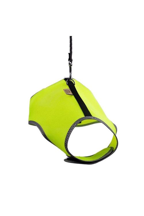 Cattie Havalı Dokuma Kedi Göğüs ve Gezdirme Takımı Large Sarı 1.5x30-40 Cm