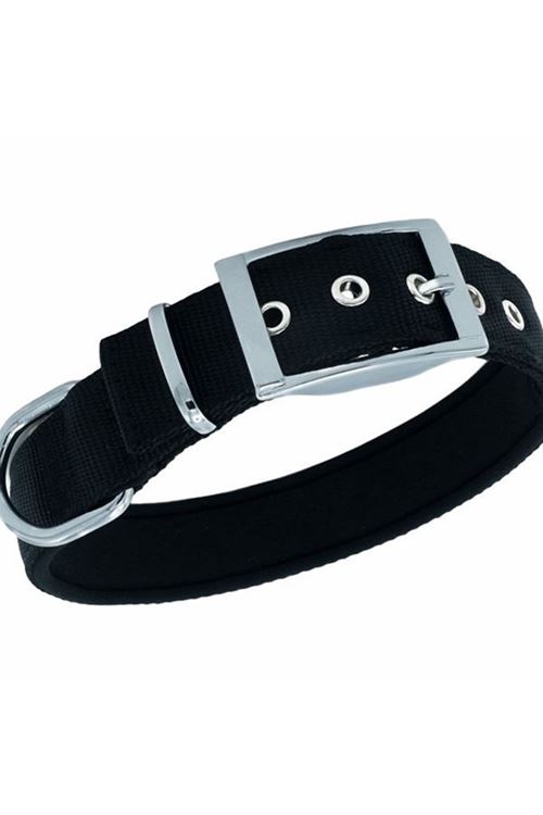 Doggie Elit Dokuma Köpek Boyun Tasması Large Siyah 3x47-55 Cm