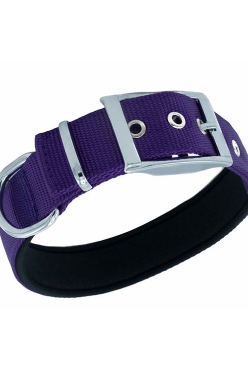 Doggie Elit Dokuma Köpek Boyun Tasması Large Mor 3x47-55 Cm