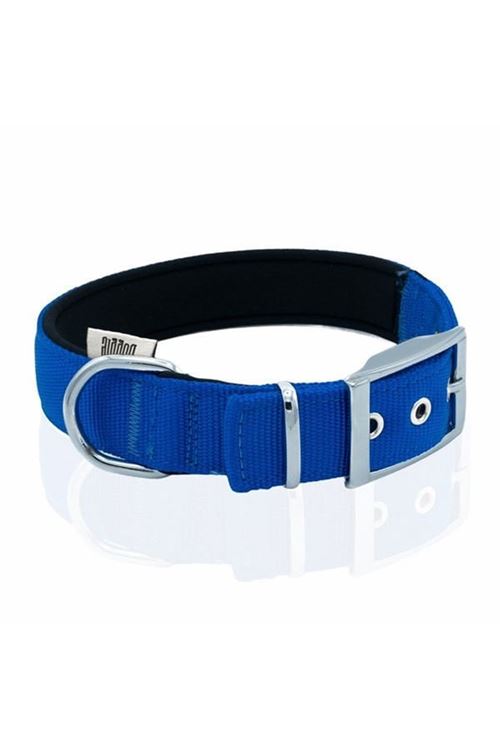 Doggie Elit Dokuma Köpek Boyun Tasması Medium Royal Mavi 3x42-50 Cm
