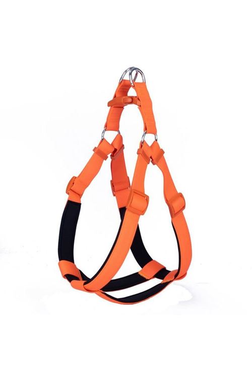 Doggie Konfor Dokuma Ronin Köpek Göğüs Tasması Xxxlarge Turuncu 3x75-85 Cm