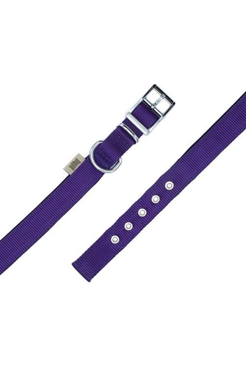 Doggie Elit Dokuma Köpek Boyun Tasması Large Mor 3x47-55 Cm