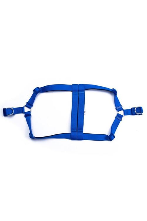 Doggie Konfor Dokuma Ronin Köpek Göğüs Tasması Xxxlarge Royal Mavi 3x75-85 Cm