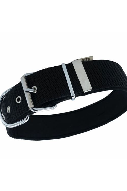 Doggie Konfor Dokuma Köpek Boyun Tasması Medium Siyah 5x65-65 Cm