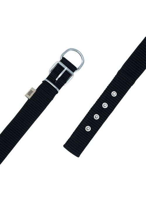 Doggie Elit Dokuma Köpek Boyun Tasması Small Siyah 4x47-55 Cm