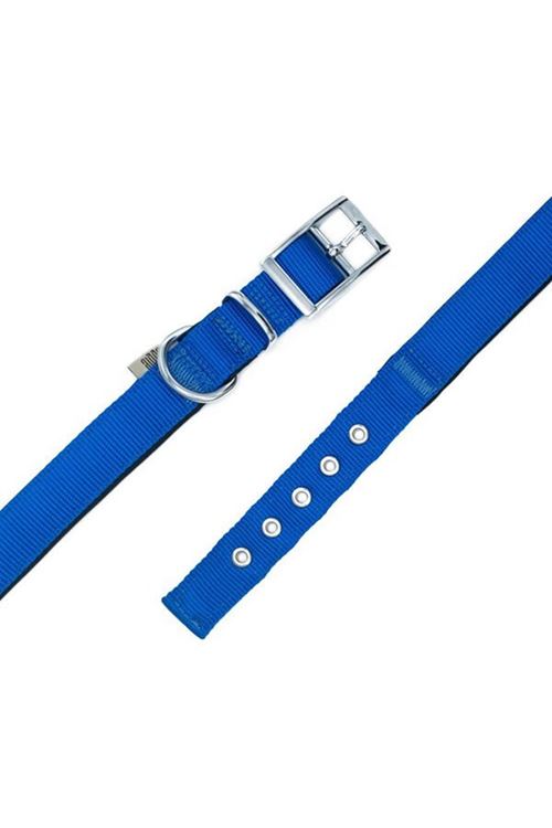 Doggie Elit Dokuma Köpek Boyun Tasması Large Royal Mavi 3x47-55 Cm