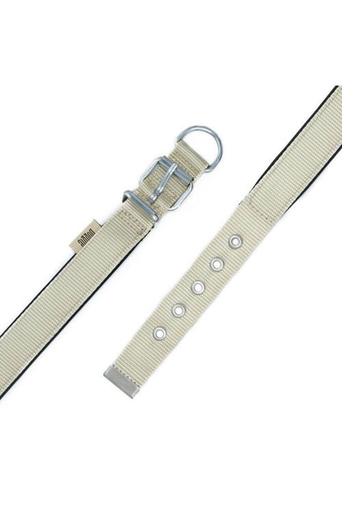 Doggie Comfort Dokuma Köpek Boyun Tasması Medium Haki 2.5x37-45 Cm