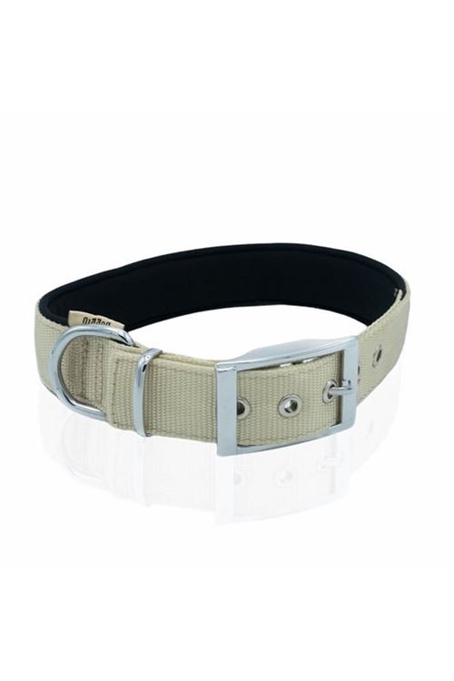 Doggie Elit Dokuma Köpek Boyun Tasması Large Haki 3x47-55 Cm