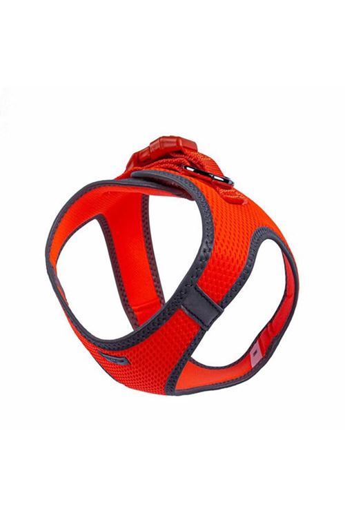 Doggie Havalı Dokuma Reflektör Küçük Irk Köpek Göğüs Tasması Medium Turuncu 38-44 Cm
