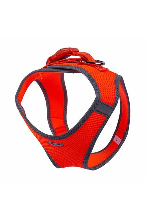 Doggie Havalı Dokuma Reflektör Küçük Irk Köpek Göğüs Tasması Large Turuncu 42-48 Cm