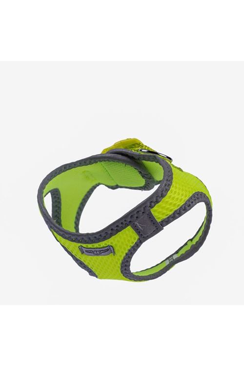 Doggie Havalı Dokuma Reflektör Küçük Irk Köpek Göğüs Tasması Xxxsmall Sarı 22-26 Cm