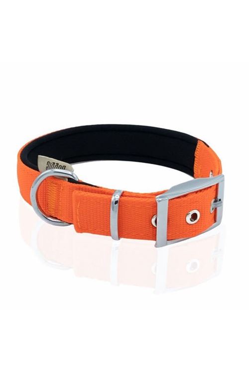 Doggie Elit Dokuma Köpek Boyun Tasması Medium Turuncu 2.5x37-45 Cm