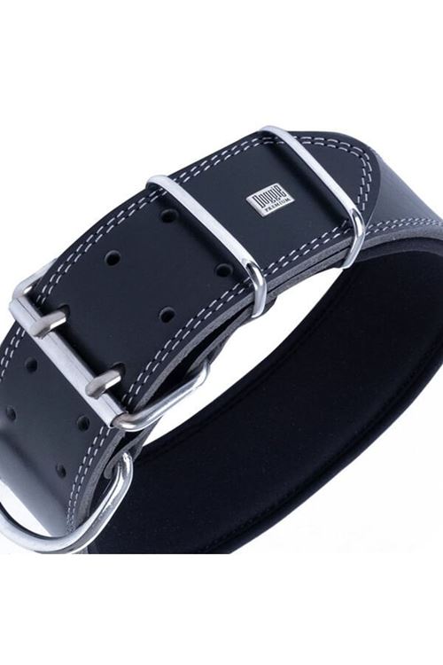 Doggie Dayanıklı Deri Köpek Boyun Tasması Small Siyah 6x55-65 Cm