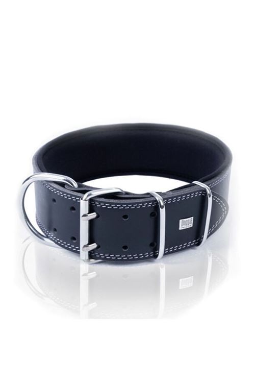 Doggie Dayanıklı Deri Köpek Boyun Tasması Small Siyah 6x55-65 Cm