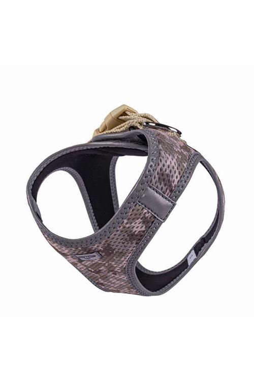 Doggie Havalı Dokuma Reflektör Küçük Irk Köpek Göğüs Tasması Small Kamuflaj 32-38 Cm