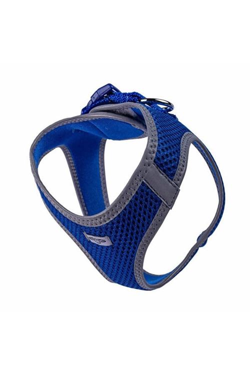 Doggie Havalı Dokuma Reflektör Küçük Irk Köpek Göğüs Tasması Large Mavi 42-48 Cm