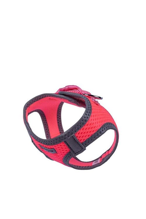 Doggie Havalı Dokuma Reflektör Küçük Irk Köpek Göğüs Tasması Xxxsmall Pembe 22-26 Cm