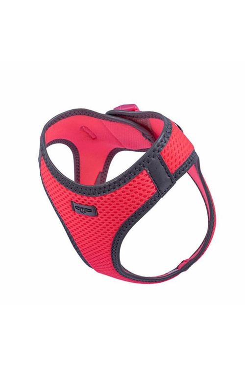 Doggie Havalı Dokuma Reflektör Küçük Irk Köpek Göğüs Tasması Small Pembe 32-38 Cm