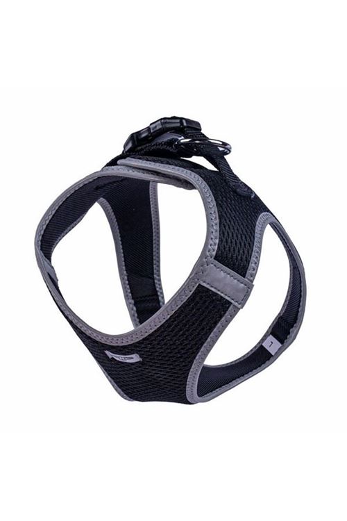 Doggie Havalı Dokuma Reflektör Küçük Irk Köpek Göğüs Tasması Large Siyah 42-48 Cm
