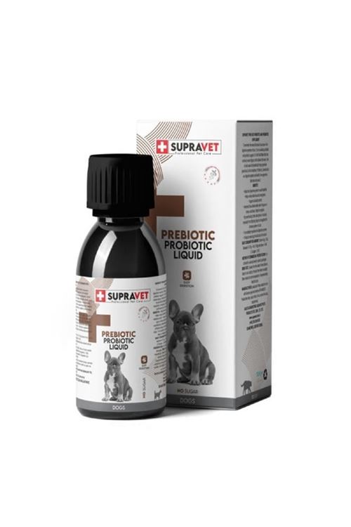 Supravet Probiyotik Bağışıklık Güçlendirici Sıvı Probiyotik + Prebiyotik Köpek Vitamin Takviyesi 100 Ml