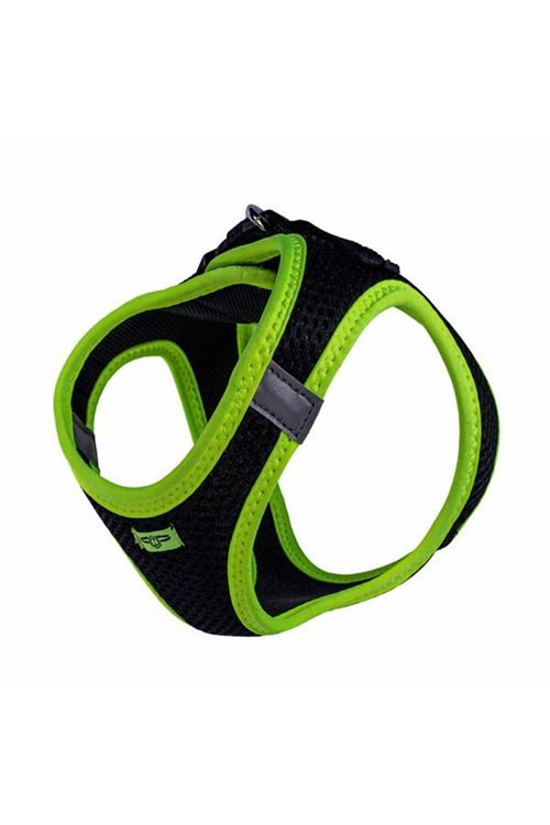 Doggie Havalı Dokuma Neon Küçük Irk Köpek Göğüs Tasması Medium Sarı 38-44 Cm