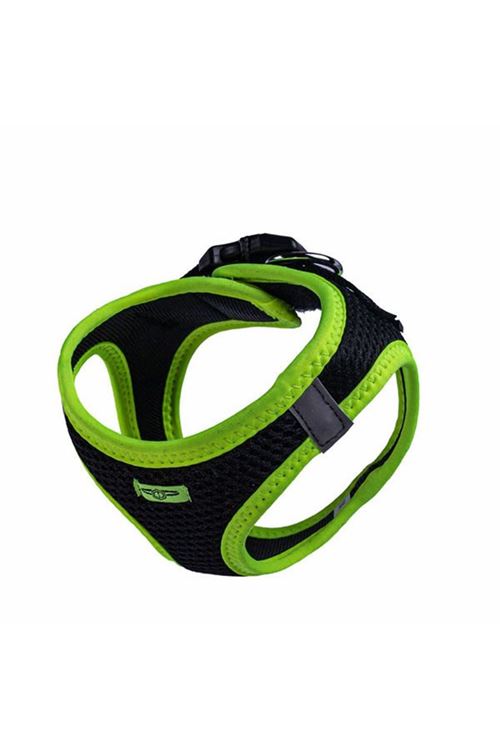 Doggie Havalı Dokuma Neon Küçük Irk Köpek Göğüs Tasması Xsmall Sarı 30-34 Cm