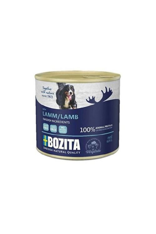 Bozita Kuzu Etli Tahılsız Yetişkin Köpek Konservesi 625 Gr