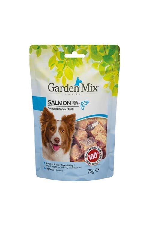 Garden Mix Somonlu Düşük Yağlı Şekersiz Köpek Ödül Maması 75 Gr