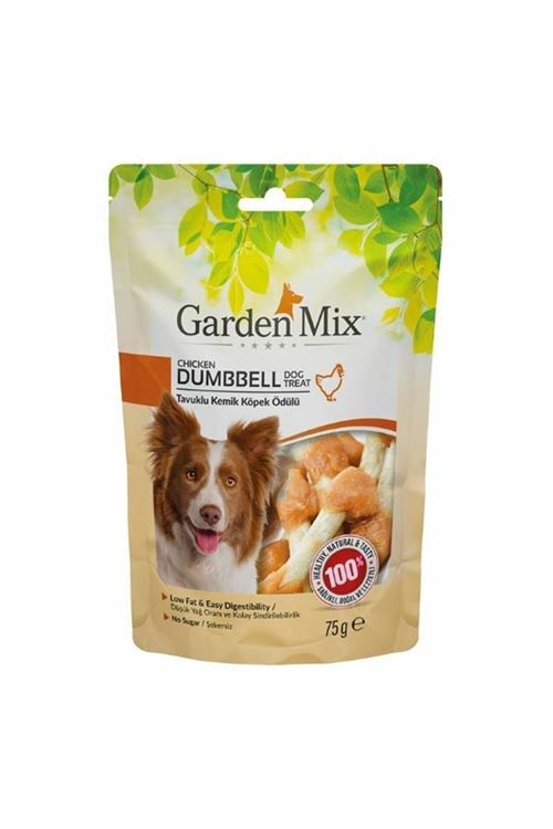 Garden Mix Tavuklu Kemik Köpek Ödül Maması 75 Gr