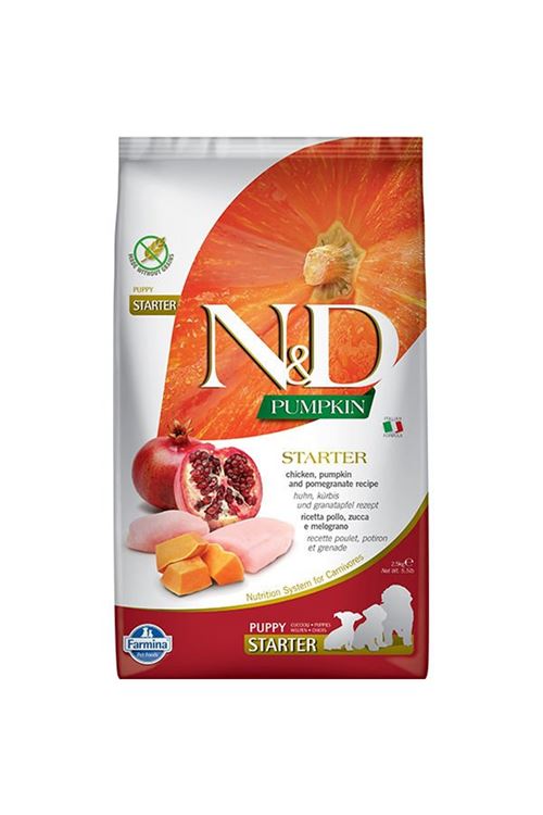 N&D Pumpkin Starter Tavuk ve Narlı Anne ve Yavru Köpek Maması 2.5 Kg