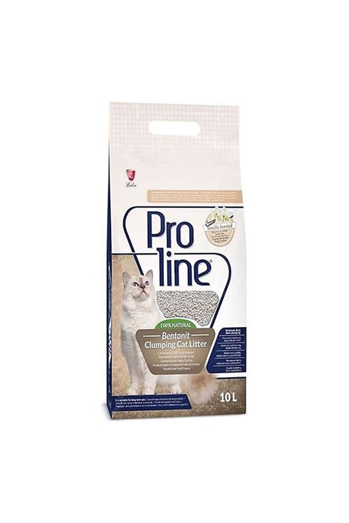 Proline Vanilya Kokulu Topaklanan Bentonit Kedi Kumu İnce 10 Lt