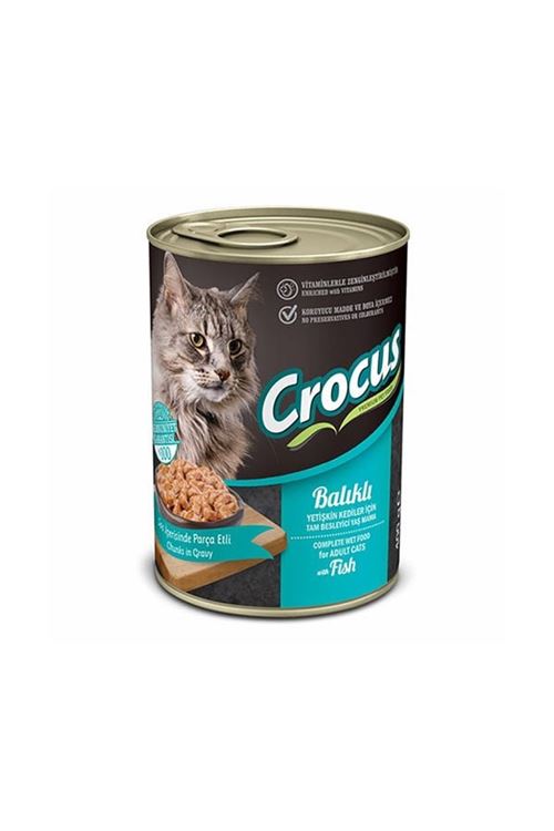 Crocus Balıklı Yetişkin Kedi Yaş Maması 400 Gr