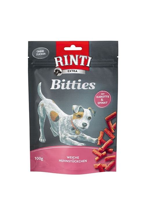 Rinti Extra Bitties Havuç ve Ispanaklı Köpek Ödül Maması 100 Gr